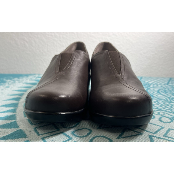 Dansko Brown Leather Mules - Picture 2 of 10